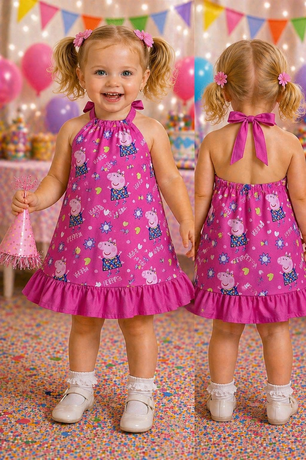 Peppa Pig Birthday Dress - Etsy
