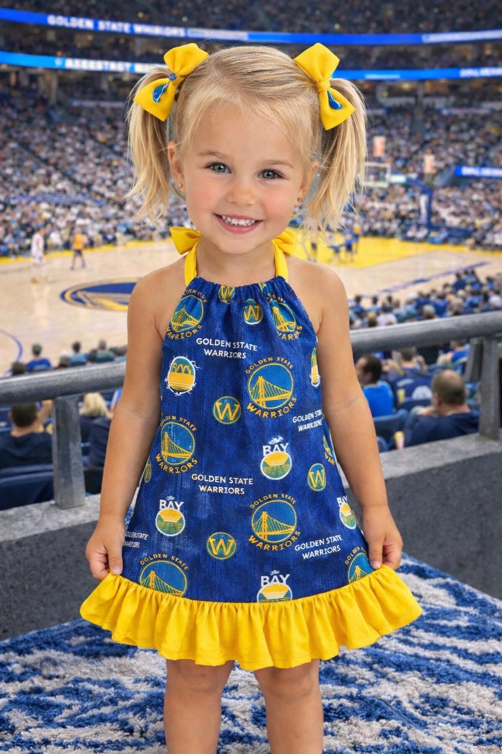San Francisco Basketball Dress for Baby and Toddler
