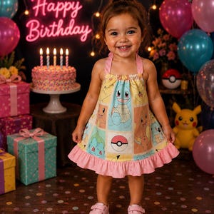 Pikachu Girls Dress - Etsy Canada