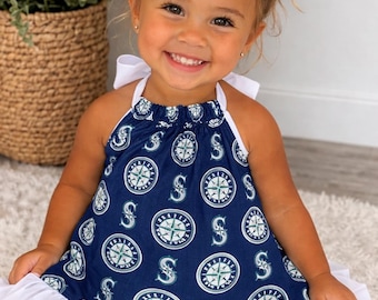 Seattle Baseball Baby Toddler Dress
