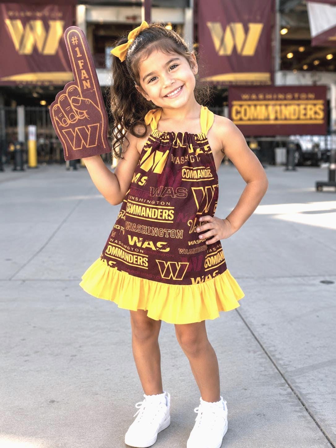 commanders jersey dress Washington Cheerleading uniform