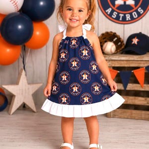 astros princess dress Astros Girls Dress
