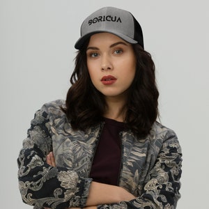 Boricua Unisex Adjustable Hat Mesh Trucker Cap