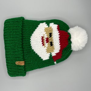 Santa hat PATTERN Only/ Circular Knitting Machine/PDF Pattern/Knitting Machine Pattern/ Addi Machine Pattern