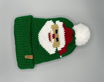 Santa hat PATTERN Only/ Circular Knitting Machine/PDF Pattern/Knitting Machine Pattern/ Addi Machine Pattern