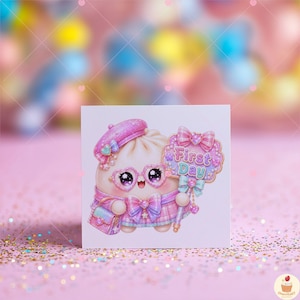 新学期餃子のクリップアート、キラキラかわいい食べ物PNG、かわいい教室の先生のバンドル 画像 5