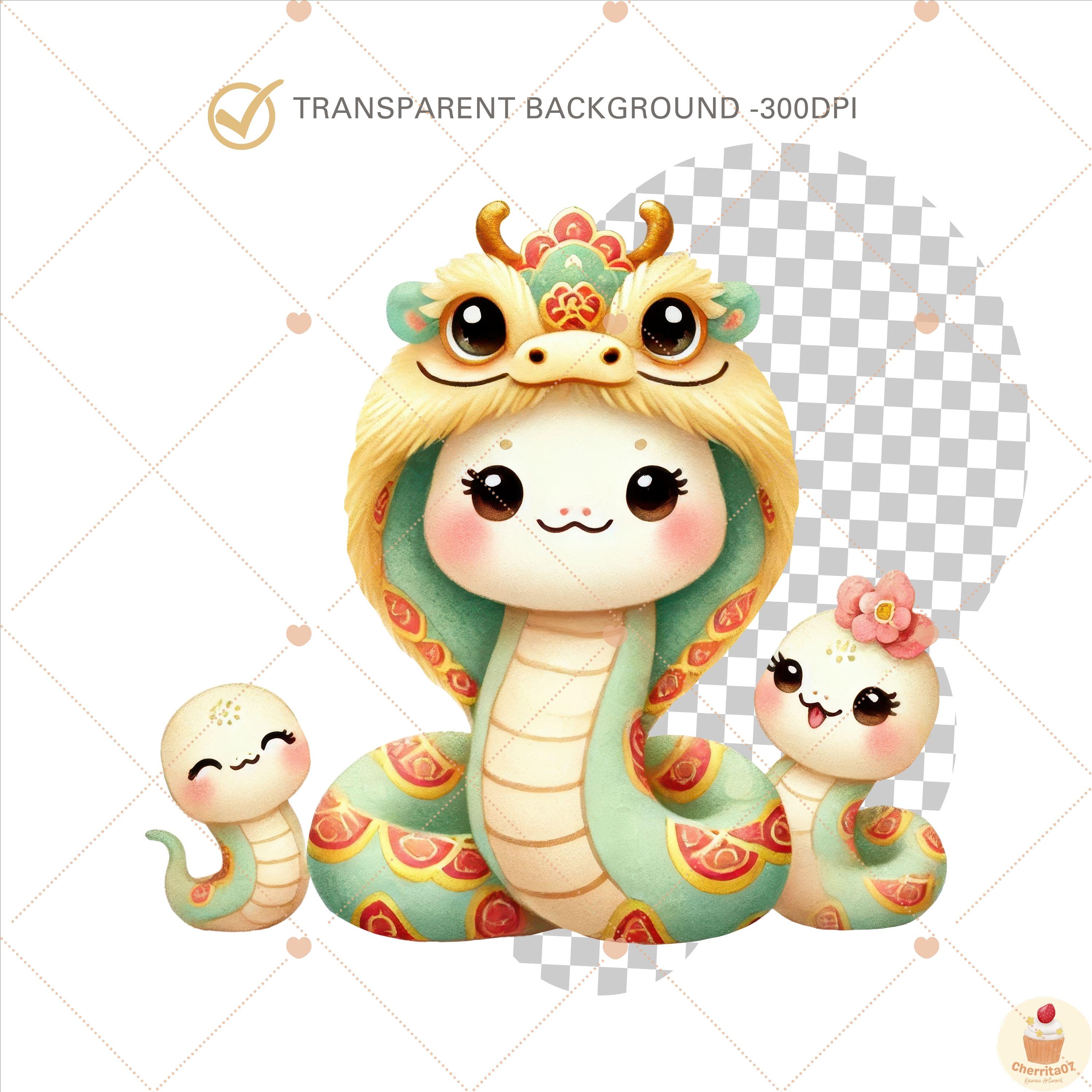 旧正月の蛇のクリップアート、2025年の旧正月のクリップアート、蛇年png、十二支の蛇のデジタルダウンロード、動物png、商用利用 - Etsy 日本, image size:3000x3000