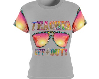 Lehrerin T-Shirt Frauen Cut & Sew Tee (AOP)