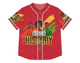 Black Geschichte Frauen Baseball Jersey (AOP)