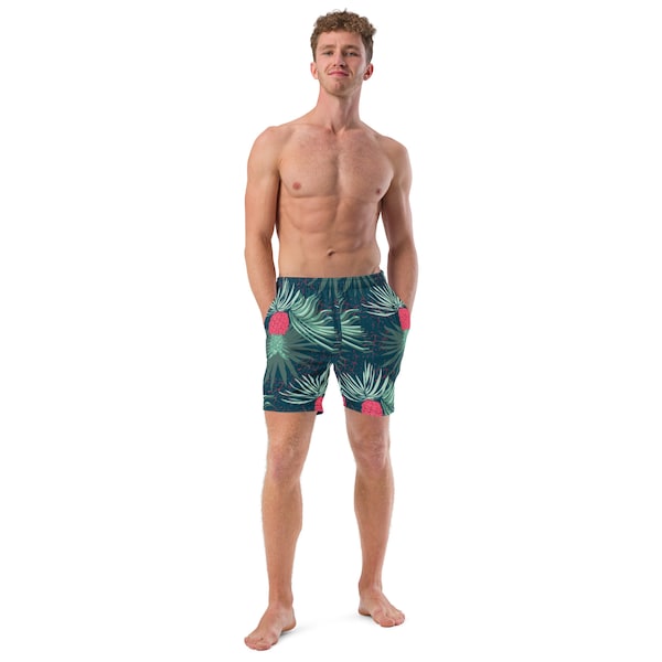 Upside down pineapple, swinger, lifestyle Men's swim trunks