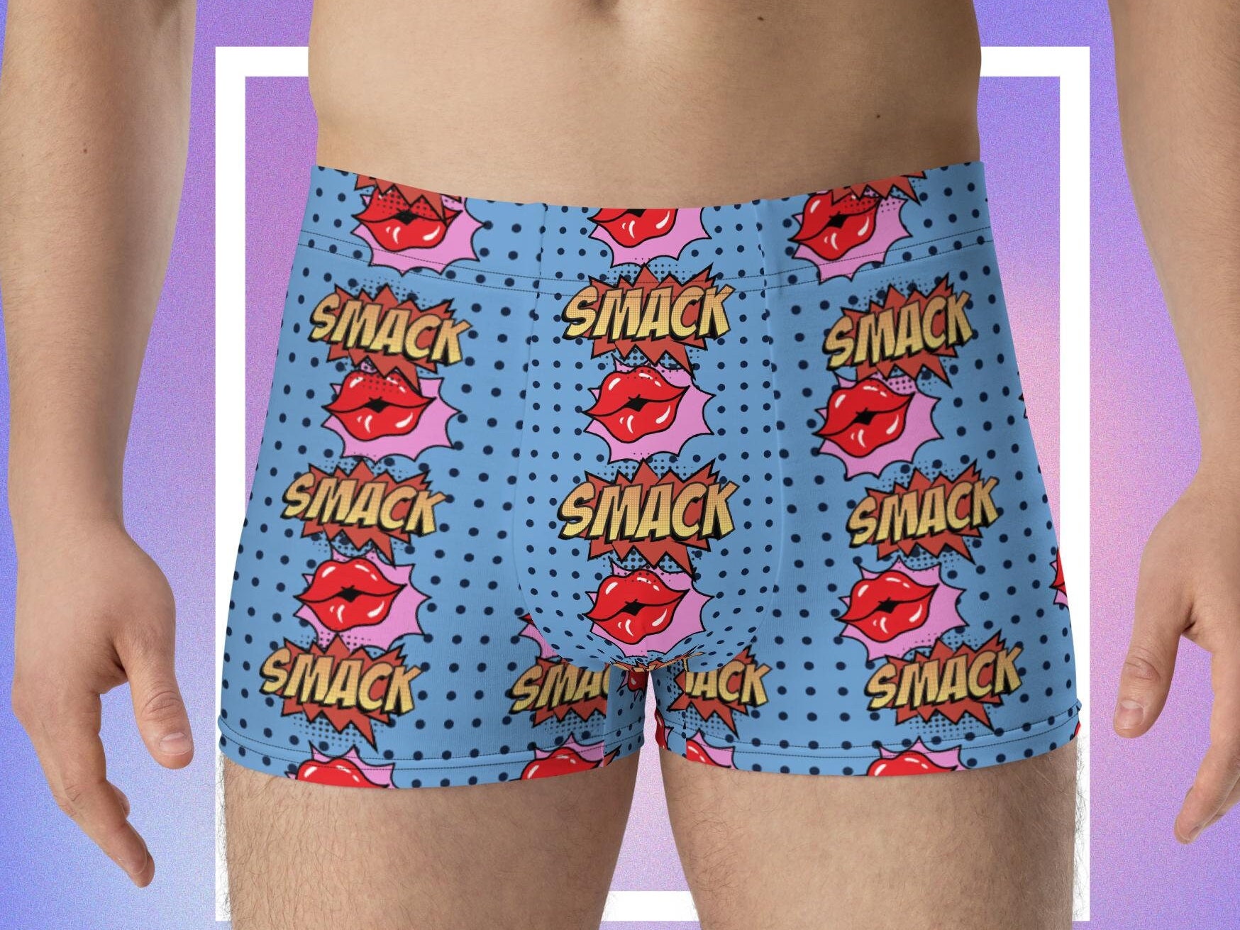 Spiderman Eyes Men's Boxer Briefs 