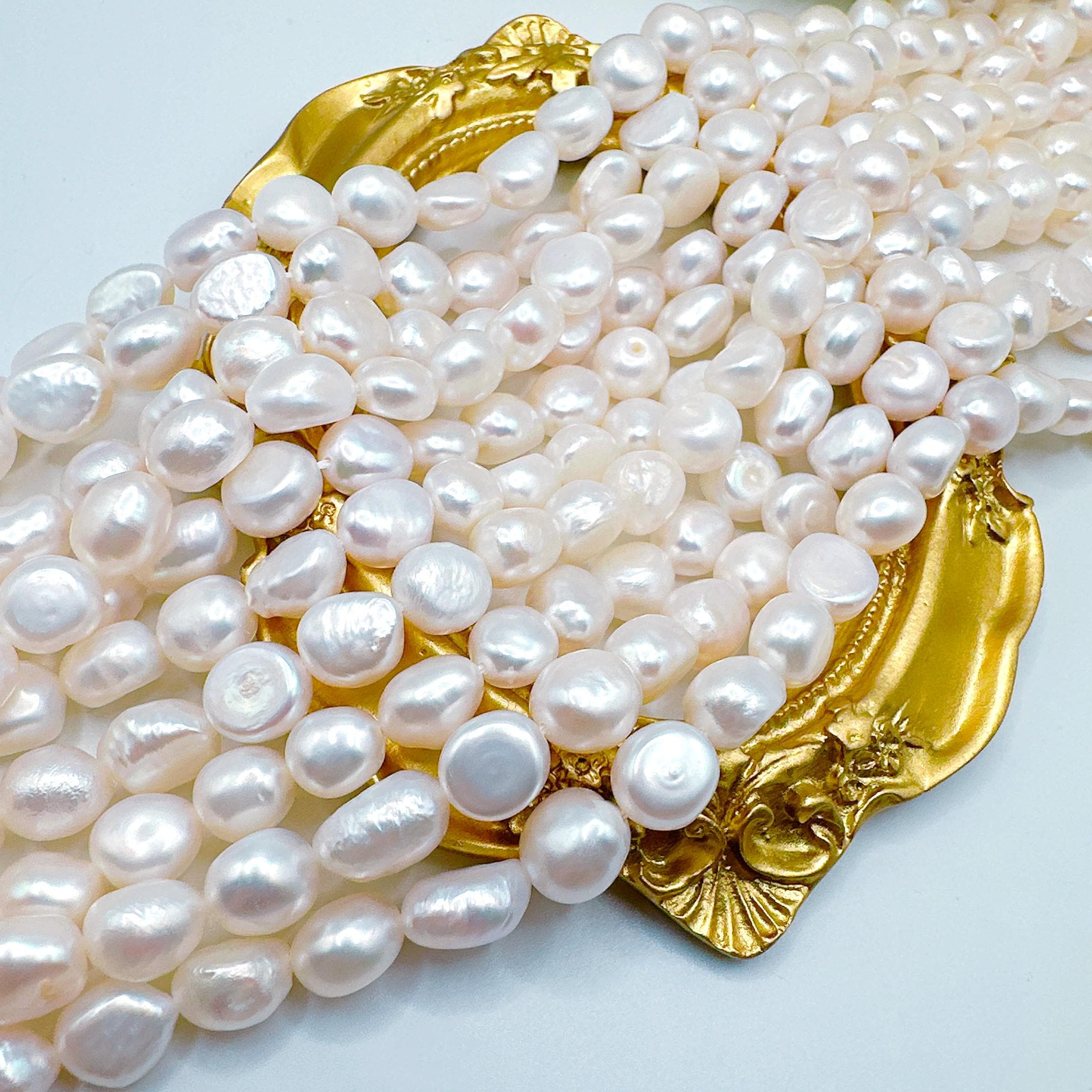 AAAAA Beautiful Natural 23*17mm South Sea white Baroque Pearl Pendant
