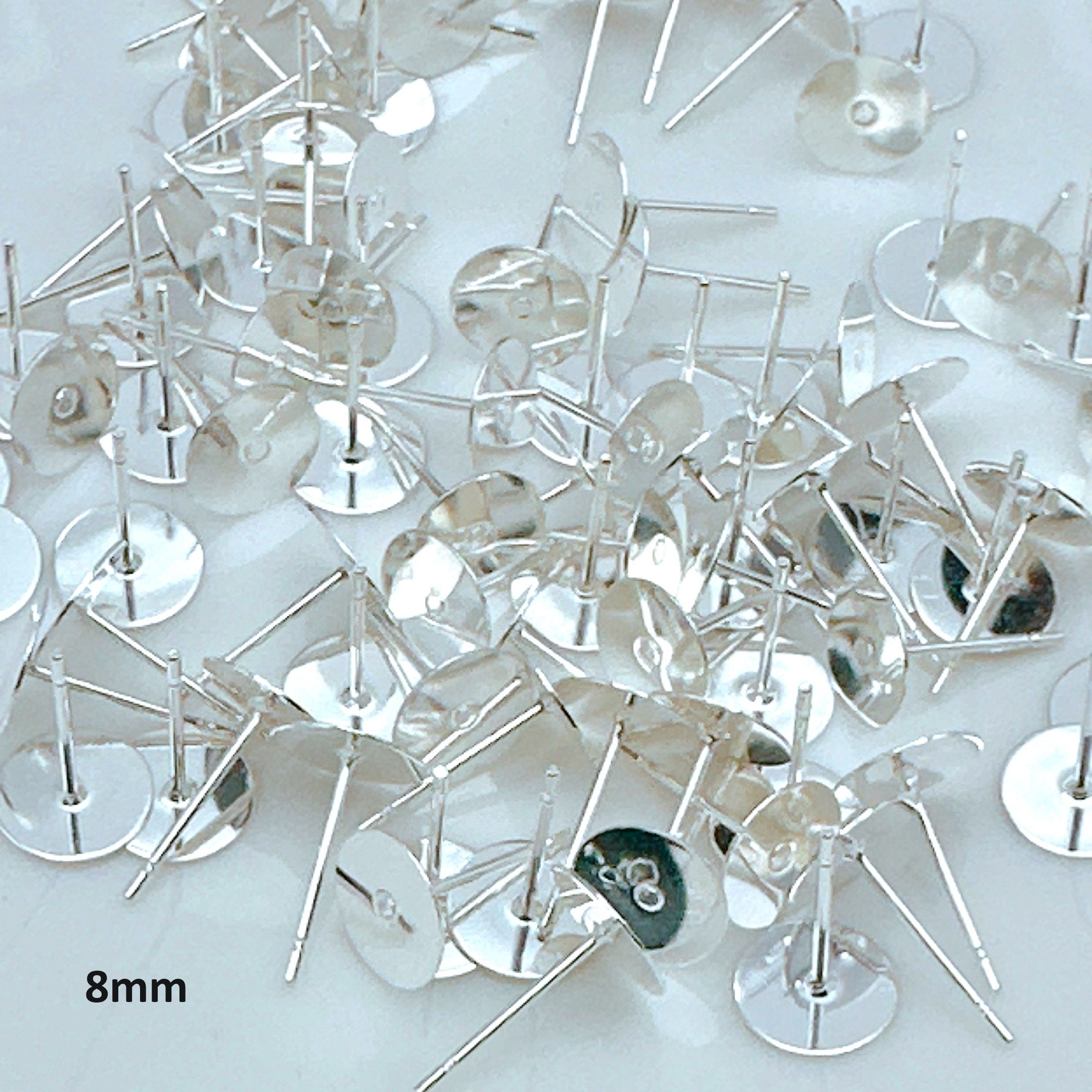 10 Nickel Free Stainless Steel or Niobium Eye Pins