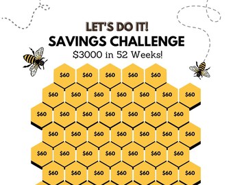 Desafío de ahorro de 3000 dólares para las abejas ocupadas