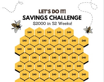 Desafío de ahorro de 2000 dólares para las abejas ocupadas