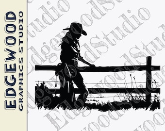 Silueta de vaquera: archivo vectorial de mujer de rodeo occidental (descarga digital)