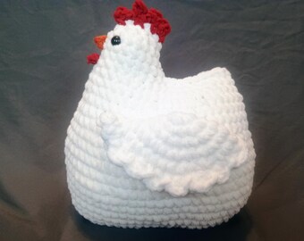 White Crochet Chicken