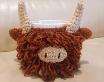 Highland Cow Mug Cozy