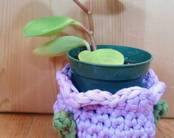 Mini Pink Tulip Basket