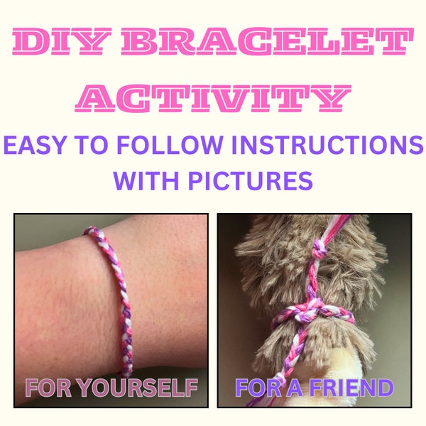 DIY Braided Bracelet Tutorial for Kids, Cute Craft for Children, Girls Fashion Accessory Tutorial