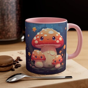Happy Mushroom Family Coffee Mug