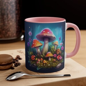 Cutesy Mushroom Coffee Mug