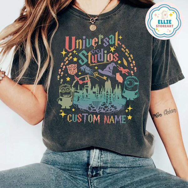 Personalized Universal Studios 2024 shirt, Disney Family Matching Group Tee, Disney Trip 2024 shirts, Disney Universal Studios Shirt