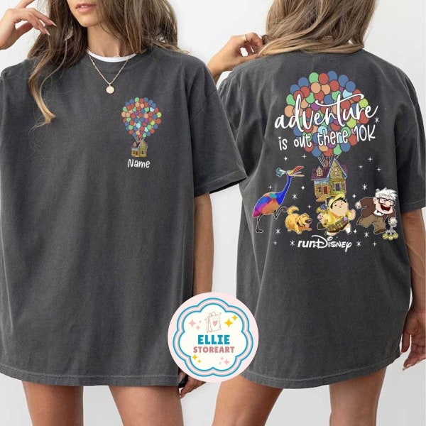 Personalized Two-sided runDisney Adventure is out there 10K Springtime surprise weekend 2024 T-shirt Tank Top, WDW marathon Disney up shirt