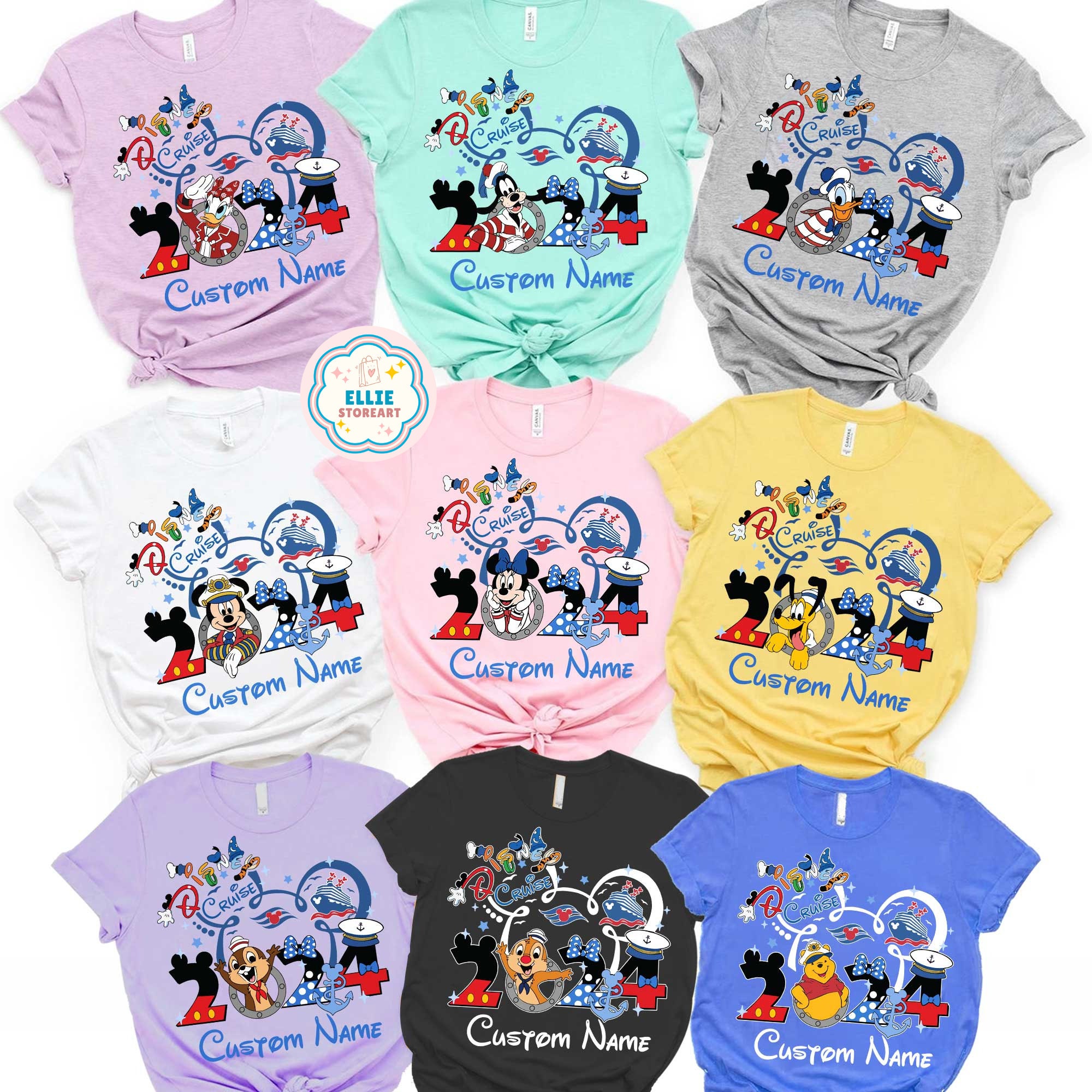 Personalized Mickey and Friends Disney Cruise 2024 Shirt, Disney Cruise