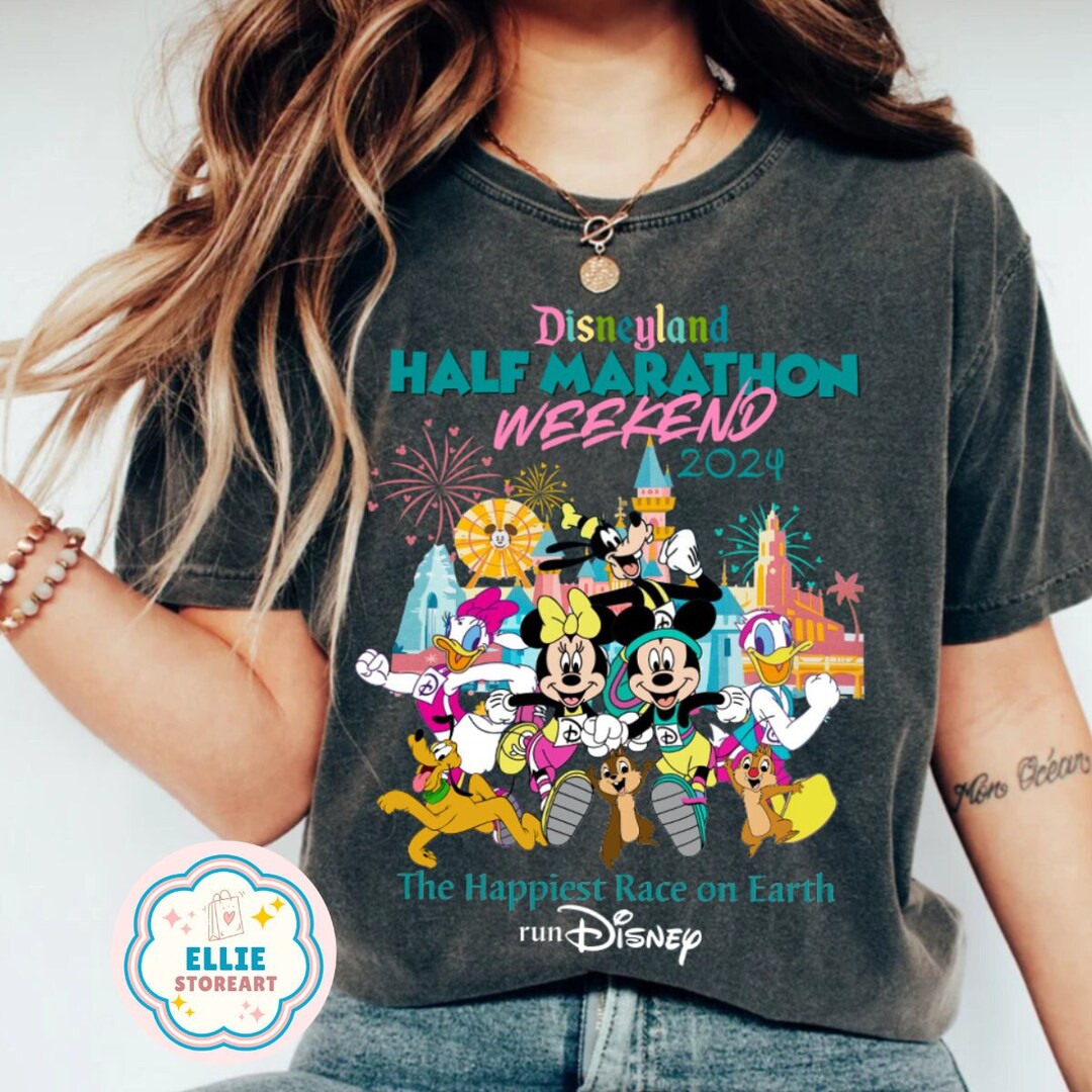 Disneyland Half Marathon Weekend 2024 Shirt, Mickey & Friends Rundisney