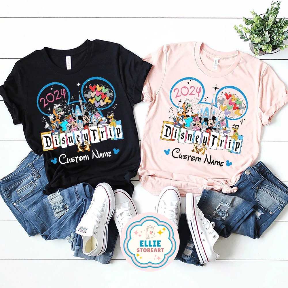 Mickey and Friends Disney Trip 2024 Shirt, Disneyland Walt Disney World