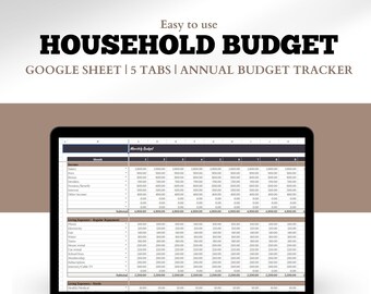 Annual Family Budget Google Sheets Spreadsheet Monthly Paycheck Tracker Bill Calendar Savings Debt Tracker Ultimate Couple Financial Planner