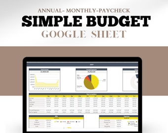 Budget Planner Google Sheets Monthly Budget Spreadsheet Paycheck Budget Tracker Google Sheets Weekly Budget Template Daily Budget Debt
