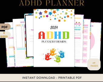 ADHD Planner for Kids | Neurodivergent School Tracker (Printable PDF)