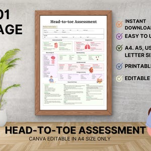 Head To Toe Assessment Template for Nursing Student Head To Toe Template for Nursing Student Head To Toe Assessment Checklist for Nurse