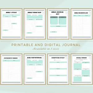 Prayer Journal | Bible Study | Gratitude Journal | Digital Planner ...