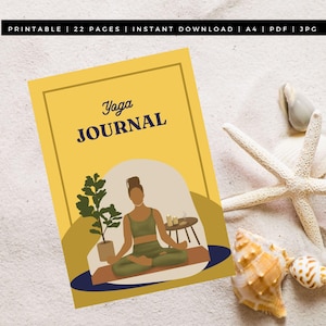 Yoga Planner, Digital Yoga planner, Yoga Poses Journal, Yoga and Meditation, Printable Yoga Tracker, Yoga journal, Wellness Planner
