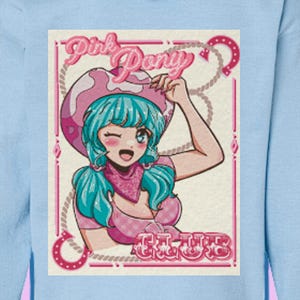 RESERVA Sudadera con capucha Miku Pink P0ny Club / Sudaderas / Fabricada de forma sostenible / Prensada a mano / Kawaii