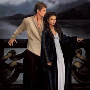 Anakin and Padme 8x10 Print (KawaiixHawaii) | Original Design | Cardstock Print | Star Wars