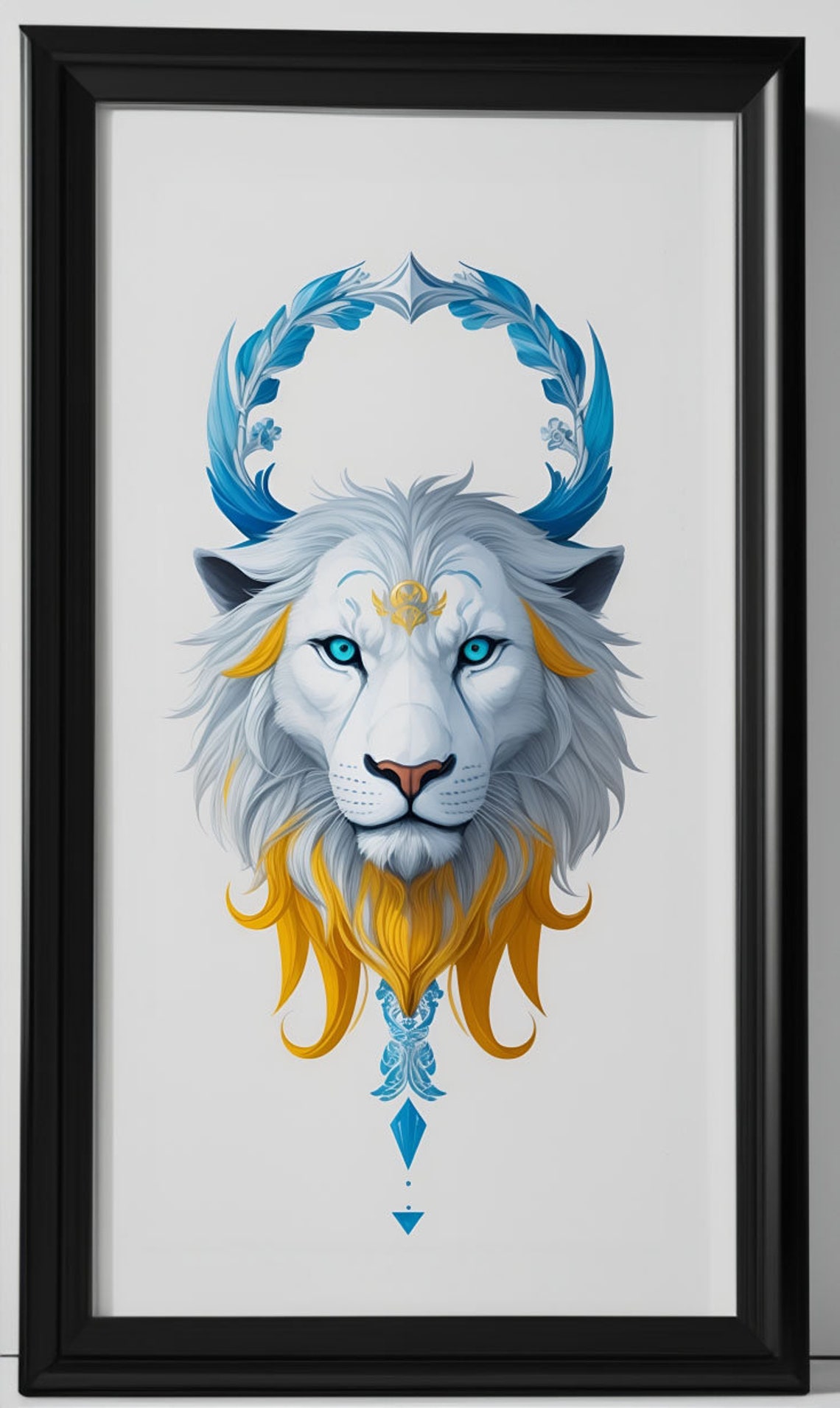 Leo Wall Art Gift Home Decor Embrace the Radiant and Confident Etsy