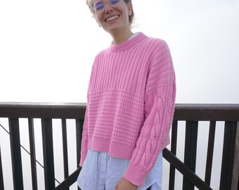 Summer Blush Sweater Knitting Instructions/knitting Pattern/knit