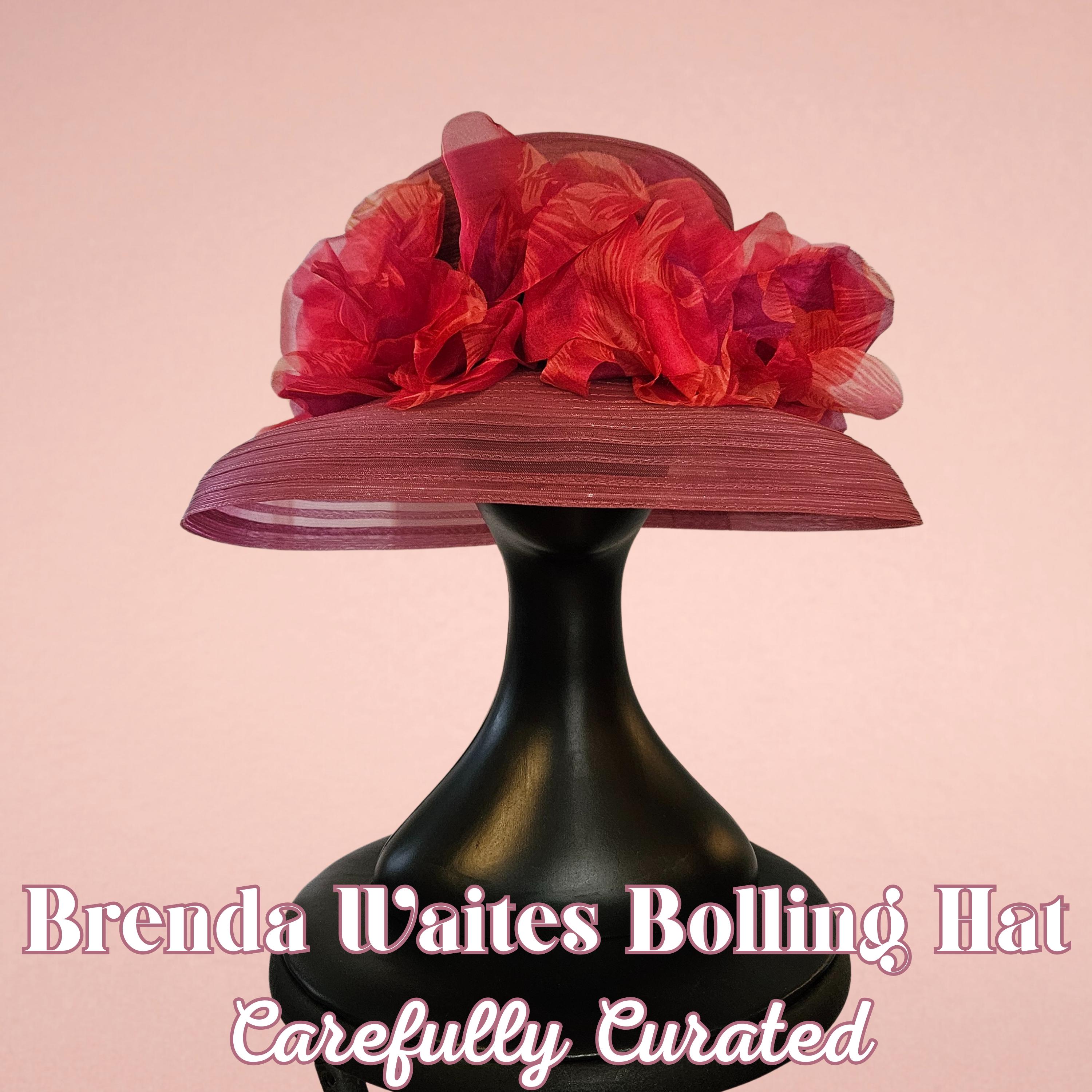 Brenda Waites Bolling church derby Easter Hat Excellent! Exquisite Women main image 4