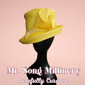 Beautiful Green Dress Hat / Church Hat by Mr. Song Mr Song Church Hats - Etsy main image 2