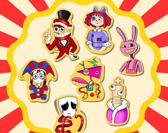 Die erstaunlichen digitalen Zirkusaufkleber