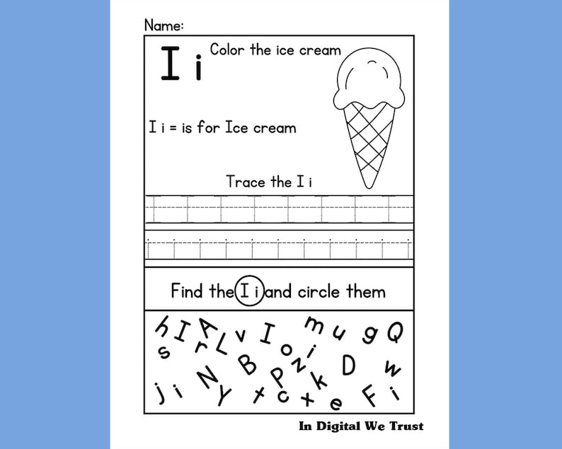 26 ABC Phonics Worksheets for Preschool & Kindergarten - Coloring