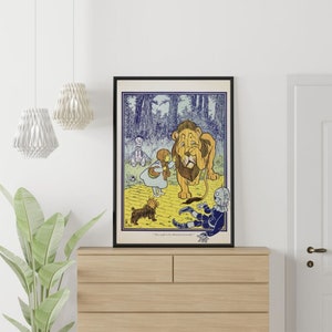 Wizard of Oz Art Printable Vintage Decor