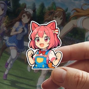 Haru Urara [02] Umamusume Pretty Derby Cut-To-Size Waterproof Vinyl Sticker (4x6 cm) for Laptop, Water Bottle, and More!