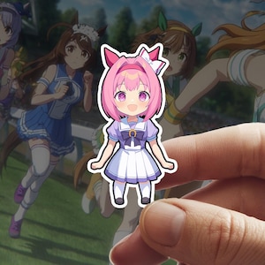 Haru Urara Tracen Uniform [01] Umamusume Pretty Derby Cut-To-Size Waterproof Vinyl Sticker (4x6 cm) for Laptop, Water Bottle, and More!