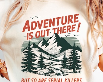 Witty True Crime Tee: Dark Humor Graphic Shirt, Soft Ring-Spun Cotton (Unisex Sizes, Relaxed Fit Casual)
