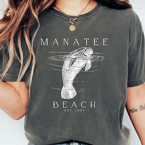 Manatee Shirt Manatee Gifts Manatee Gift Manatee T Shirt Marine Biology Shirt Ocean Animal Shirt Beach Time Shirt Manatee